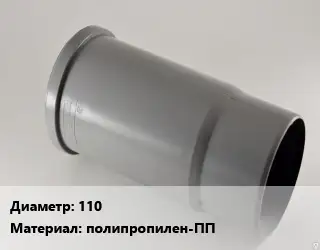 Патрубок 110 полипропилен-ПП